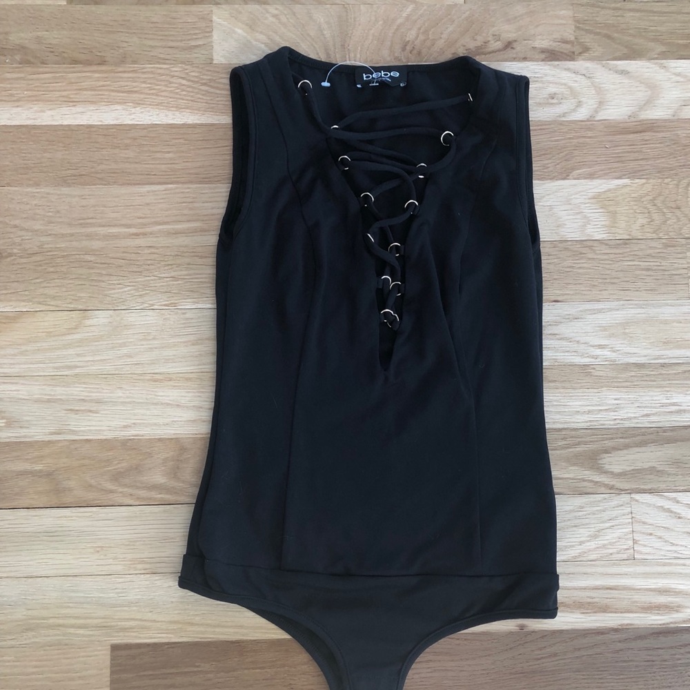Bebe lace up body suit